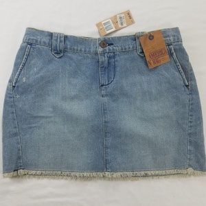 American Rag Cie 3 Blue Denim Frayed NWT